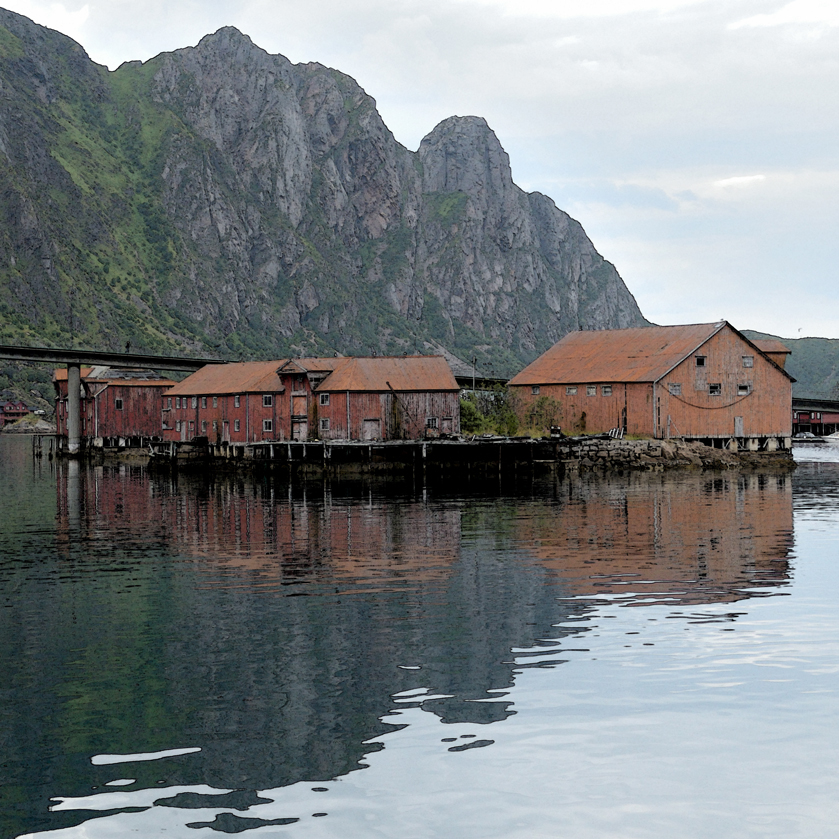 Fiskebodar i Svolvaer