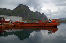 Fiskepråm i Svolvaer