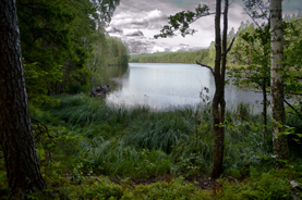 Vattenvy i Stora Kedjens Långvik