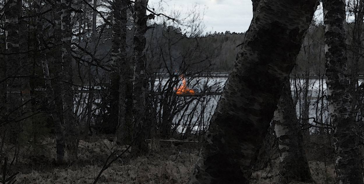 Våreldar friska leka och viska